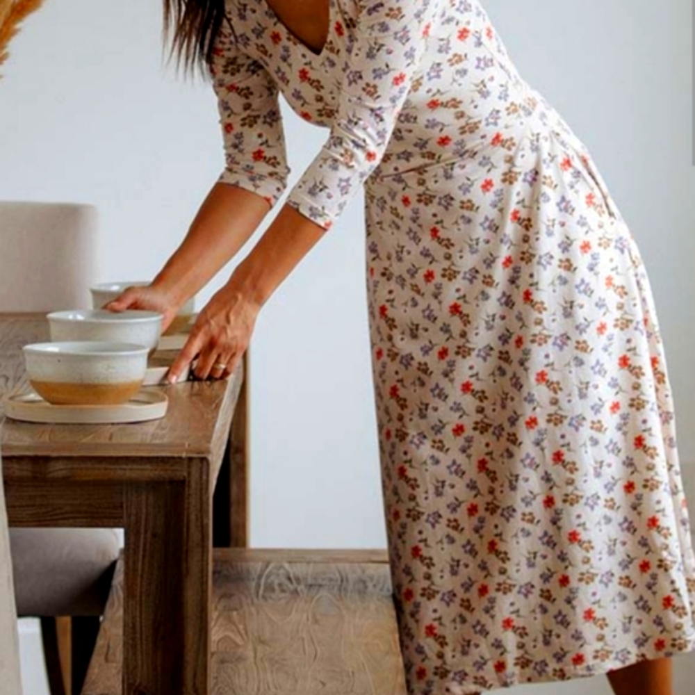 Pact Fit and Flare Dress